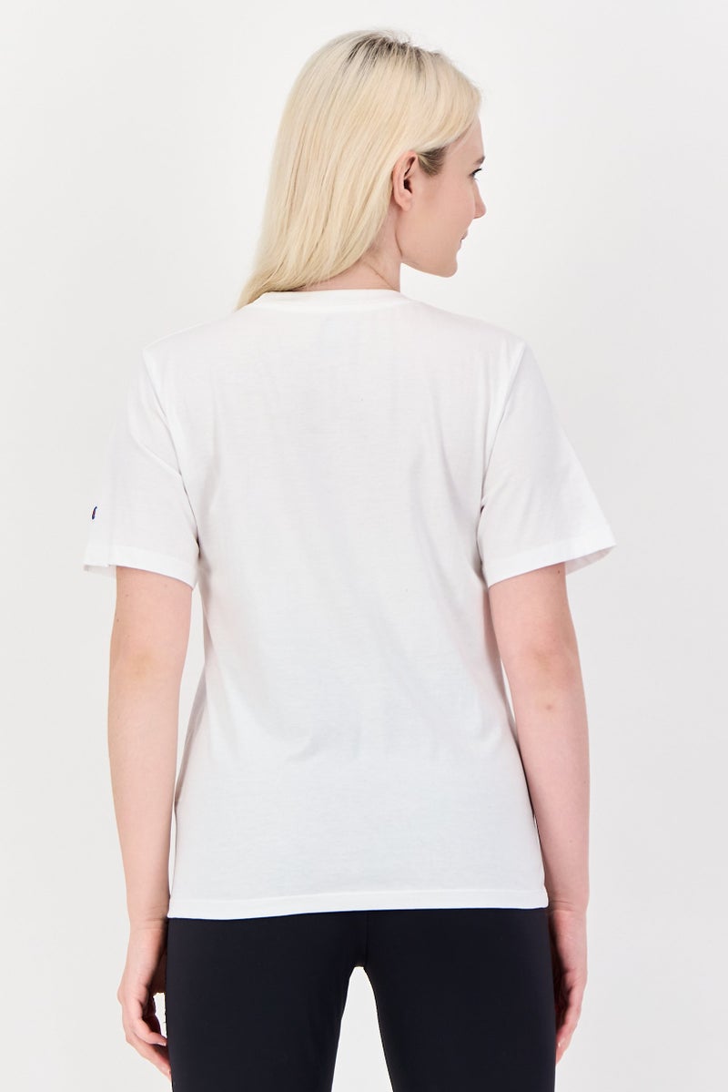 Champion Women Sportswear Fit Short Sleeve Outdoor T-Shirt, White - Image 3